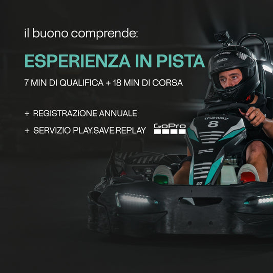 Esperienza in Pista con GoPro + Registrazione annuale