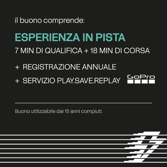 Esperienza in Pista con GoPro + Registrazione annuale