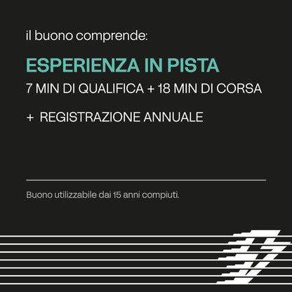 Esperienza in Pista + Registrazione annuale